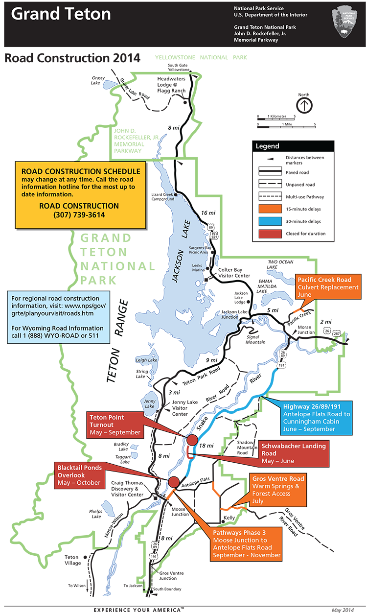 Yellowstone National Park Beartooth Highway and Grand Teton National