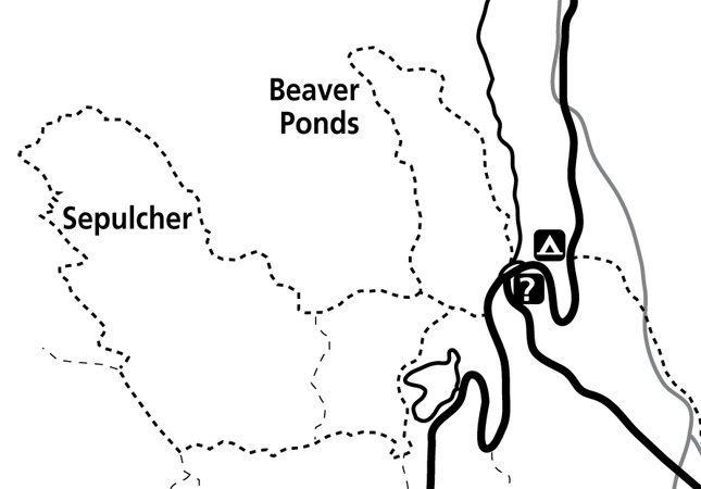 Beaver Ponds Trail Map - NPS Image