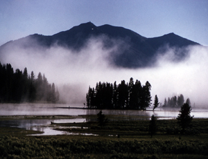 Mount Washburn from Hayden Valley ~ NPS Photo