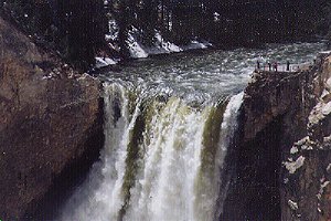 Brink of Lower Falls by John W. Uhler - June 1998 ©