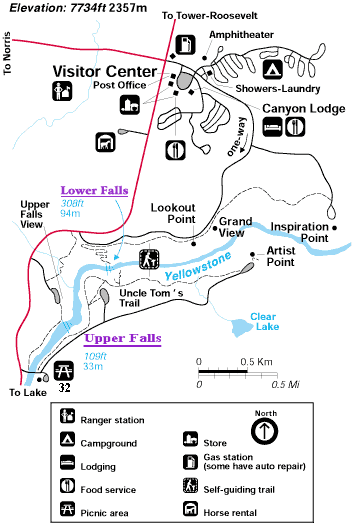Canyon Area Map