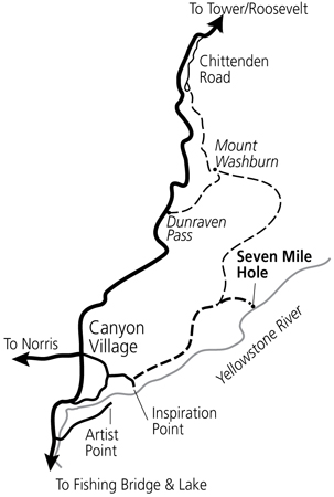 Seven Mile Hole Trail Map - NPS Image