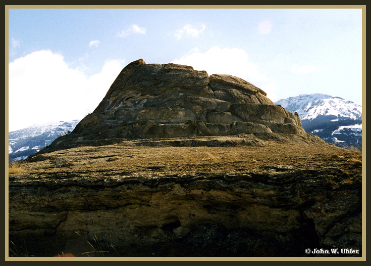 Soda Butte Cone Yellowstone National Park ~ Photo by John William Uhler © Copyright All Rights Reserved Page Makers, LLC