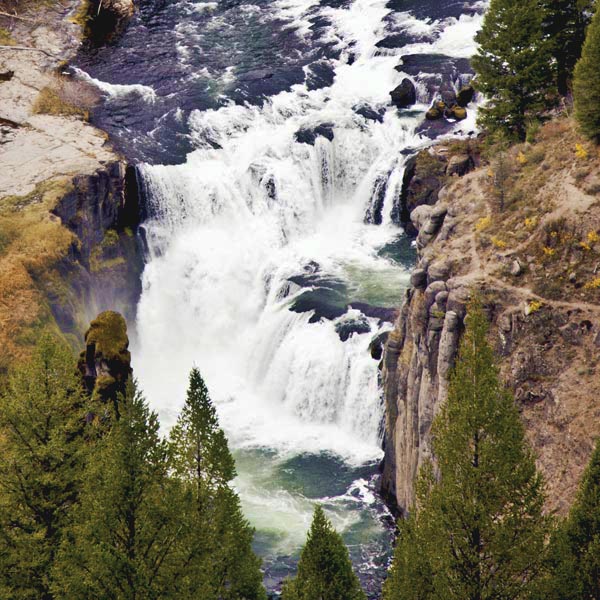 Mesa Falls Photographs and Images ~ Yellowstone Up Close and Personal