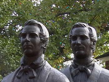 Joseph and Hyrum Smith - Brothers Not Separated in Life or Death ~ © Page Makers, LLC