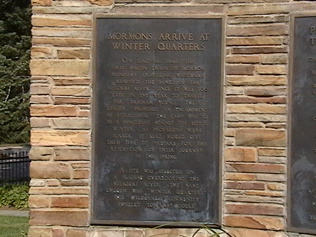 Winter Quarters ~ Omaha Nebraska