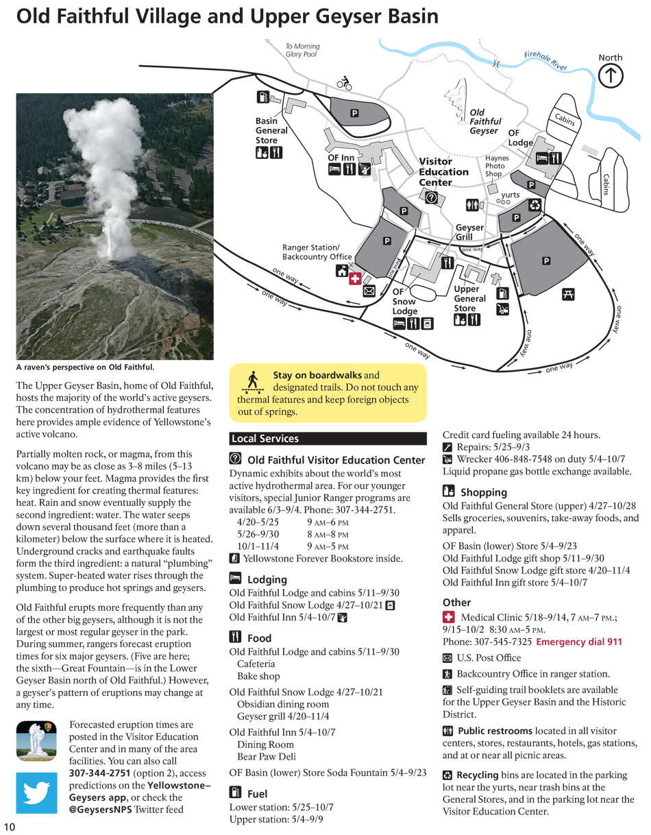 Old Faithful Area Activities and Services ~ Yellowstone National Park ~ NPS Image