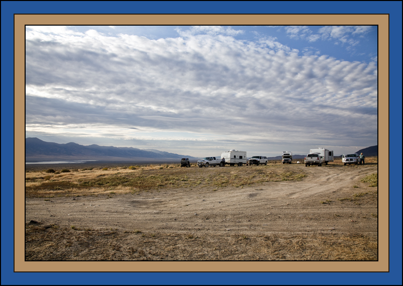 Our Gold camp at Rye Patch, Nevada